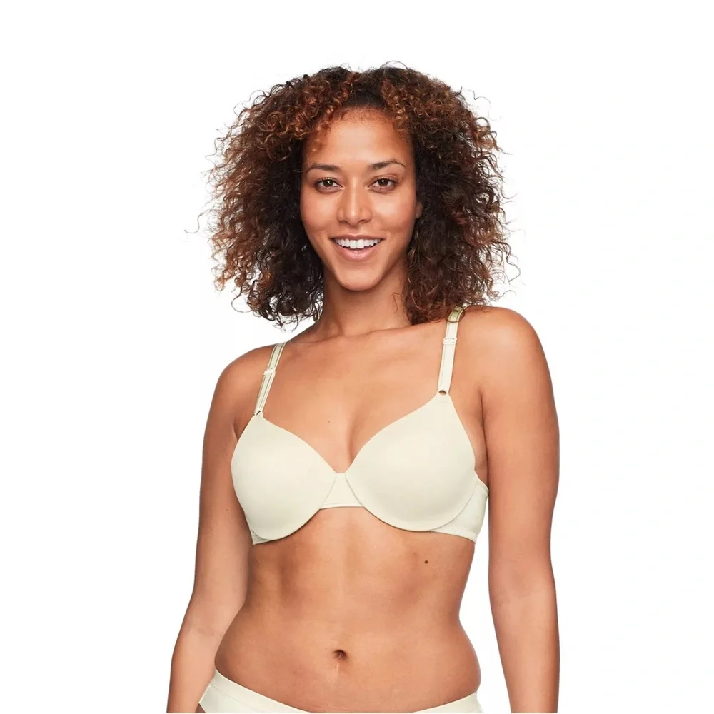 Warners This Is Not A Bra 34B T Shirt Bra Lightly Lined Underwire White - Picture 8 of 11